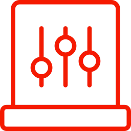 Red instrumentation and control solutions icon