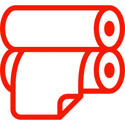 Red web management icon
