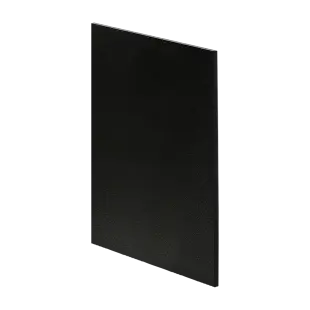 Black colored 80/20 Panel with a transparent background