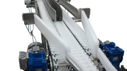 Flexible chain conveyor