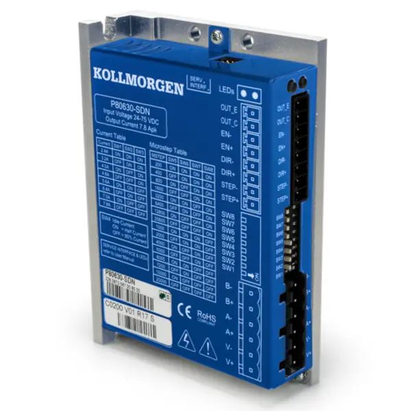 Kollmorgen P8000 Stepper Drive Series on a white background