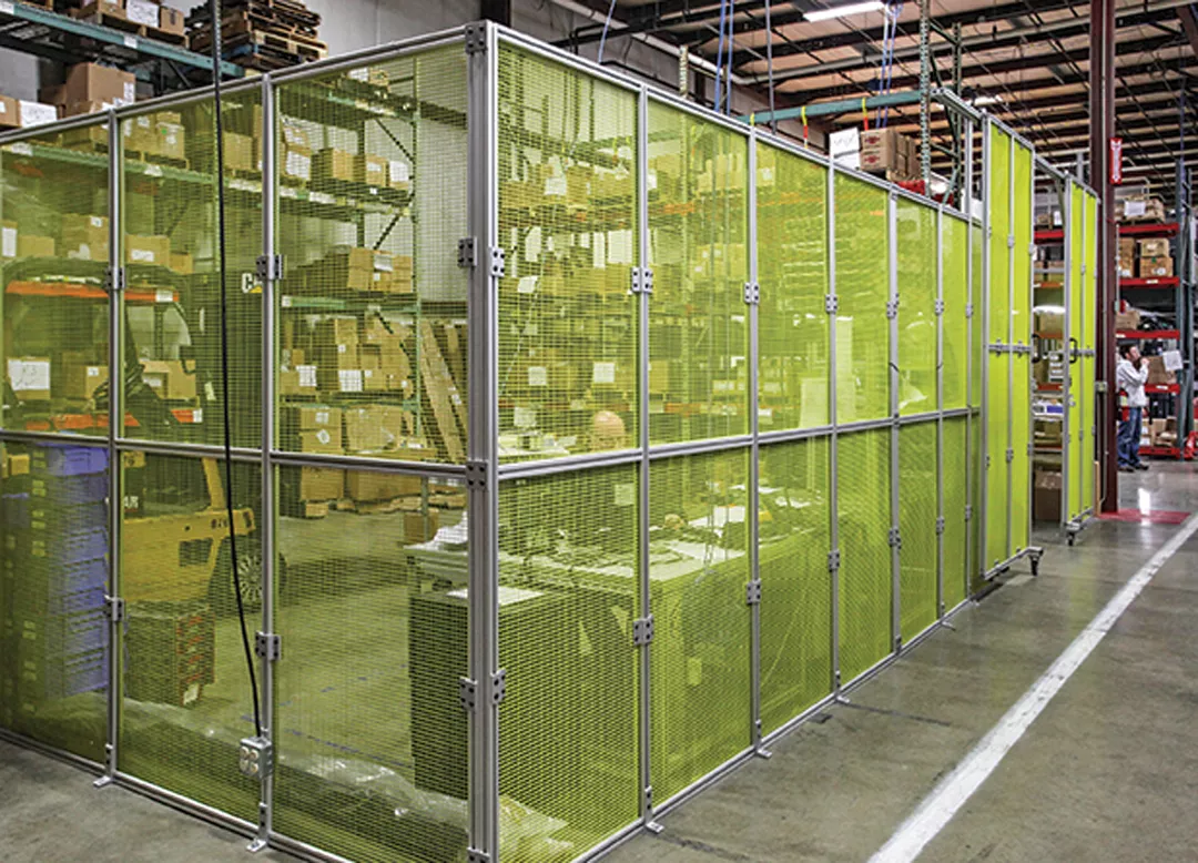 Industrial framing safe guarding