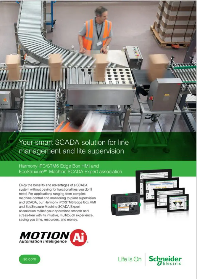 Motion Ai and Schneider Electric Ecostruxure flyer