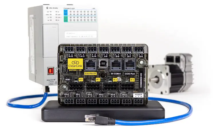 Teknic EtherNet/IP® Controller Industrial I/O and Motion Control on a white background