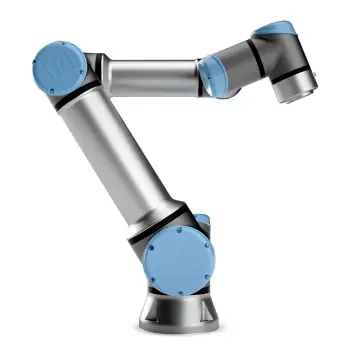 Universal Robots UR16e Collaborative Industrial Robot on a white background