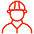 Red field service icon