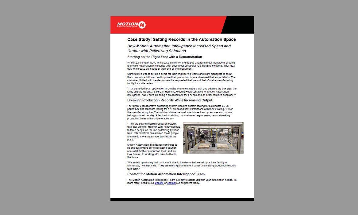 case study palletizing